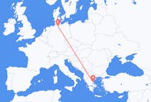 Flyg från Hamburg, Tyskland till Volos, Grekland