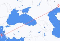 Flyreiser fra Atyrau, Kasakhstan til Naxos, Hellas