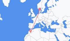 Flyreiser fra Zagora, Marokko til Karup, Danmark