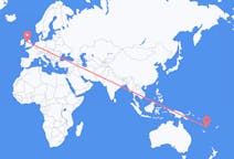 Flyreiser fra Port Vila, til Liverpool