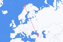 Flights from Narvik, Norway to Diyarbakır, Turkey