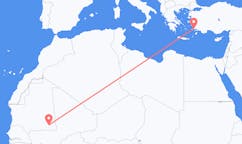 Loty z Nema w Mauretanii do Bodrum w Turcji