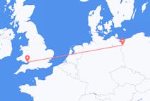 Flyreiser fra Szczecin, Polen til Cardiff, Wales