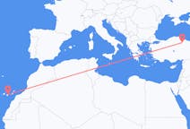 Flights from Amasya, Turkey to Las Palmas, Spain