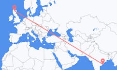 出发地 印度维沙卡帕特南前往苏格兰的印威內斯的航班