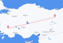 Fly fra Erzincan til Denizli