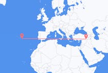 Flights from Mardin, Turkey to Ponta Delgada, Portugal
