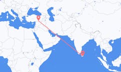 Flyg från Hambantota, Sri Lanka till Sanliurfa, Turkiet