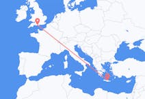 Flights from Bournemouth, England to Heraklion, Greece