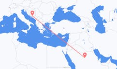 Flights from Al-Qassim Region to Mostar