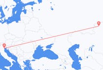 Flyreiser fra Kostanaj, Kasakhstan til Venezia, Italia