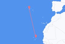 Flights from Sal, Cape Verde to Horta, Azores, Portugal