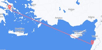 Flyreiser fra Lebanon til Hellas
