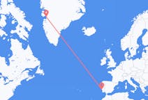 出发地 葡萄牙出发地 里斯本目的地 格陵兰伊卢利萨特的航班