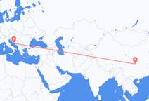 Flights from Dazhou, China to Split, Croatia