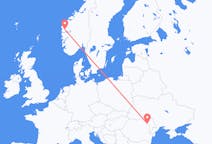 Flyg från Førde, Norge till Iași, Rumänien