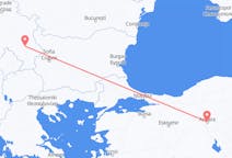 Flyreiser fra Niš, Serbia til Ankara, Tyrkia
