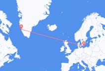 Flights from Nuuk to Bornholm