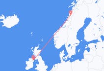 Flights from Mo i Rana, Norway to Belfast, the United Kingdom