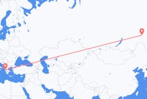 Flights from Neryungri, Russia to Preveza, Greece