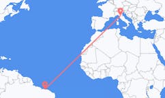 Flyrejser fra Parnaíba, Brasilien til Firenze, Italien