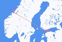 Vols depuis la ville de Ørland vers la ville de Tallinn