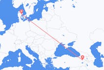 Flights from Ağrı, Turkey to Aarhus, Denmark