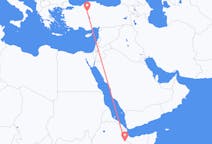 Flyreiser fra Jijiga, Etiopia til Ankara, Tyrkia