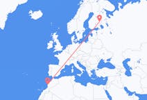 Flights from Essaouira, Morocco to Joensuu, Finland