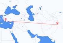 出发地 印度斯利那加目的地 土耳其达拉曼的航班