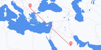 Flyreiser fra Saudi-Arabia til Bulgaria