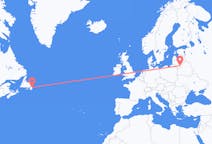 Flights from St. John s to Vilnius