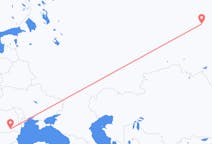 Fly fra Nizjnevartovsk til București