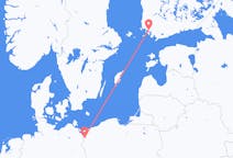 Flyg från Åbo, Finland till Szczecin, Polen