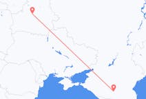 Flyg från Minsk, Vitryssland till Mineralnye Vody, Ryssland