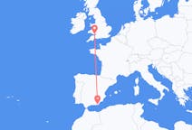 Flyg från Cardiff, Wales till Almeria, Spanien