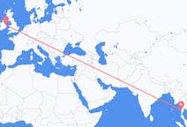 Flyg från Myeik, Myanmar, Myanmar (Burma) till Dublin, Myanmar (Burma)