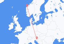 Flyrejser fra Ljubljana, Slovenien til Volda, Norge