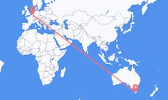 Lennot Hobartista, Australia Maastrichtiin, Alankomaat