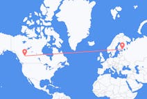 Flights from Dawson Creek, Canada to Lappeenranta, Finland
