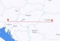Flyreiser fra Klagenfurt, Østerrike til Târgu Mureș, Romania