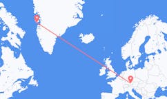 Loty z miasta Monachium do miasta Qeqertarsuaq