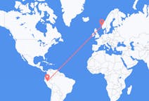 Flyreiser fra Tarapoto, Peru til Bergen, Norge