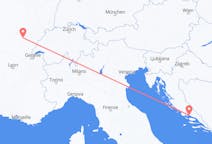 Flyreiser fra Dole, Frankrike til Split, Kroatia