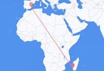 Flyg från Toliara, Madagaskar till Murcia, Spanien