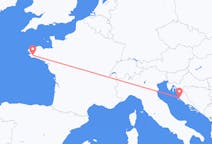 Flights from Quimper, France to Zadar, Croatia