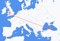 出发地 土耳其出发地 锡诺普前往英格兰的布里斯托尔的航班