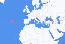 Flights from Horta, Azores, Portugal to Mardin, Turkey
