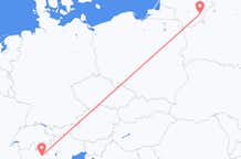 Flyreiser fra Milano, til Vilnius