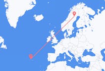 Flights from Terceira Island, Portugal to Arvidsjaur, Sweden